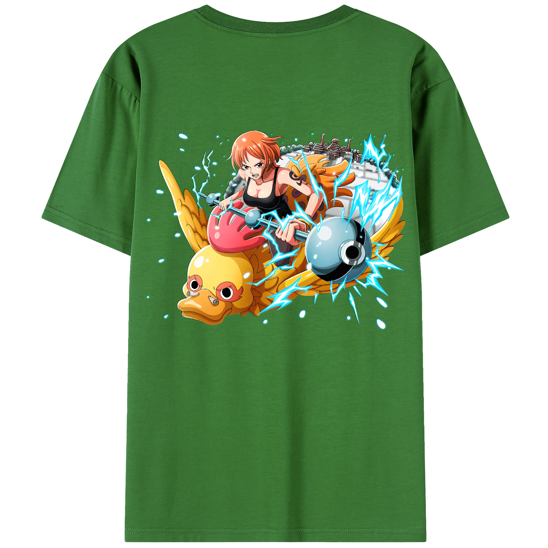 （画像用） ワンピース ナミ ONE PIECE Nami レディース半袖Tシャツ(バックプリント)